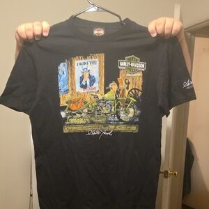 Harley-Davidson Black Vintage Graphic Tee
